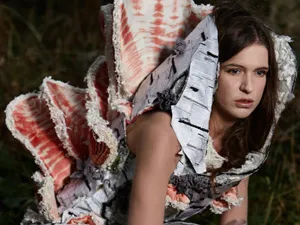 Mycelium Dress by Tarmi. Artist, Designer, Fashion