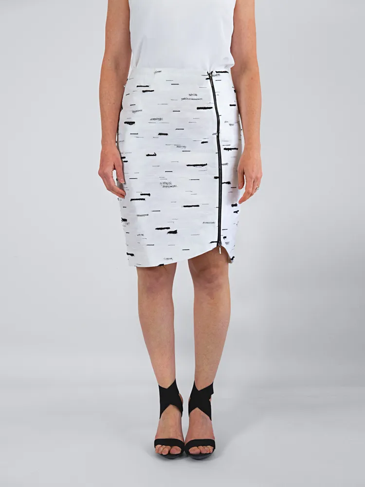 Silver Birch Stride Skirt by Tarmi - Artist, Designer and Fashion Artist