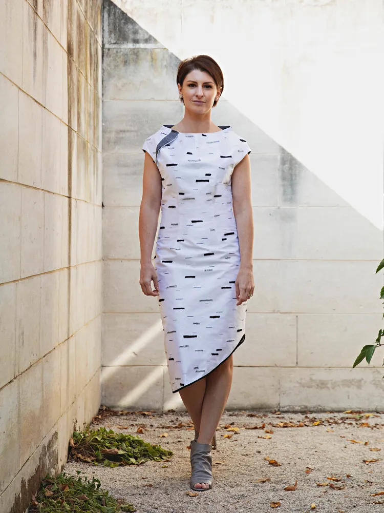 Silver Birch Dress by Tarmi - Artist, Designer and Fashion Artist