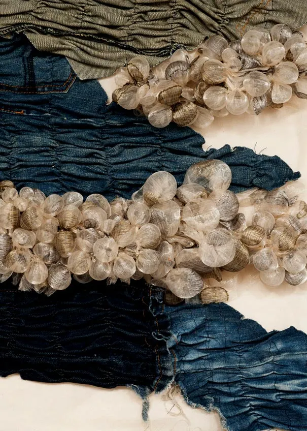 RECLAIM Textile Assemblage Wall Art by Tarmi Clarke